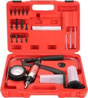 🔧 dasbet 21pcs brake clutch fluid bleeder tool kit - hand held vacuum and pressure pump, one man brake bleeder kit with adapters for automotive tuner tools логотип