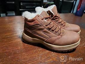 img 5 attached to High Top Winter Snow Boots For Men And Women - Non-Slip Outdoor Hiking Booties With Warm Fur Lining