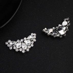 img 1 attached to 1 Pair Rhinestone Wedding Shoe Clips - Lauthen.S Bride Party Decoration