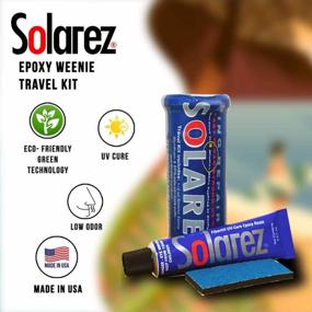 img 1 attached to Travel With Confidence: Fix Your Surfboard Anywhere With SOLAREZ UV Cure Epoxy Ding Repair Kit
