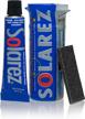 travel with confidence: fix your surfboard anywhere with solarez uv cure epoxy ding repair kit logo