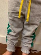 img 1 attached to 🦖 Exploring Adventure with EULLA Dinosaur Drawstring Sweatpants - Ideal Boys' Clothing for the Dinosaur Enthusiast review by Adam Aponte