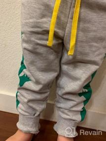 img 5 attached to 🦖 Exploring Adventure with EULLA Dinosaur Drawstring Sweatpants - Ideal Boys' Clothing for the Dinosaur Enthusiast