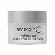 emerginc lighten-up under-eye circle fighter - eye cream with peptides, vitamin e + brightening botanicals - targets under eye circles (0.5 oz, 15 ml) logo