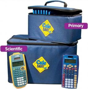 img 1 attached to EAI Education CalcSAFE Jr. Primary Calculator Carrying Case For Storage And Organization