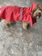 img 1 attached to Stay Stylish And Safe In The Rain With NINEMAX Dog Raincoat - Adjustable Pet Jacket With Reflective Strip For Medium To Large Dogs review by Chris Burks