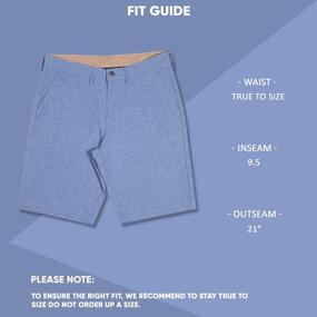 img 2 attached to Quick-Dry Stretch Board Shorts And Swim Trunks - 2-Pack Hybrid Shorts For Men By Brickline