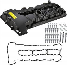 img 4 attached to BMW X6 Z4 M135I M140I M2 M235I M240I 135I 335I 535I 740I 740Li L6 3.0L Engine Valve Cover & Gasket Set Replacement