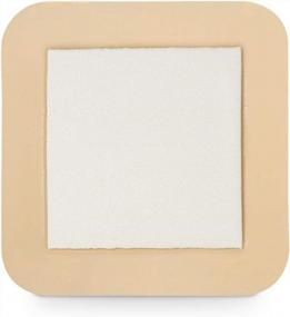 img 3 attached to MedVance TM Foam – Bordered Adhesive Hydrophilic Foam Dressing 6x6 (4.1x4.1 Pad) Pack of 5