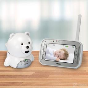 img 3 attached to 🐻 VTech VM346 Bear Baby Monitor: Night Vision, Soothing Sounds, Temperature Sensor & 1,000 ft Range