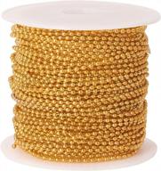 stylish and durable 32 feet brass pull chain extension for jewelry making in golden finish logo