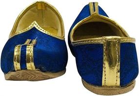 img 1 attached to Step Style Designer Punjabi Sherwani Boys' Shoes : Loafers