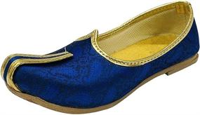 img 4 attached to Step Style Designer Punjabi Sherwani Boys' Shoes : Loafers