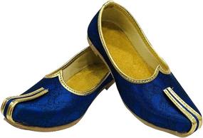 img 3 attached to Step Style Designer Punjabi Sherwani Boys' Shoes : Loafers