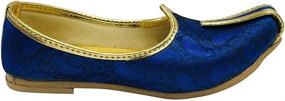 img 2 attached to Step Style Designer Punjabi Sherwani Boys' Shoes : Loafers