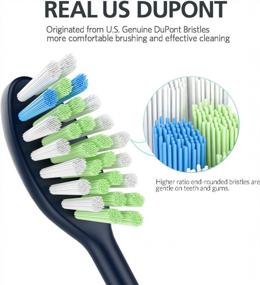 img 1 attached to Get A Bright, Clean Smile With Senyum Toothbrush Replacement Heads For Philips One - 5 Pack Compatible With Sonicare One Series
