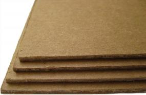 img 1 attached to 50 Sheets of 6x6 Inches Square Scrapbook Album Size Brown Chipboard - Extra Thick 100 Point Weight .100 Caliper XXX Heavy Cardboard Comparable to 25 Sheets of 20# Paper