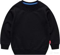 comfortable & stylish unisex kids cotton thin pullover sweatshirt - odilmacy toddler baby crewneck long sleeve t-shirt tops логотип