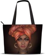 👜 african american women's shoulder handbag with enhanced capacity for handbags & wallets, ideal for totes logo