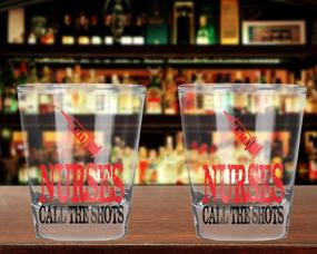 img 1 attached to Nurses Call The Shots Shot Glass Set - Funny Birthday Gift Idea For Nurses - 1.75 OZ Capacity (2 Pack)