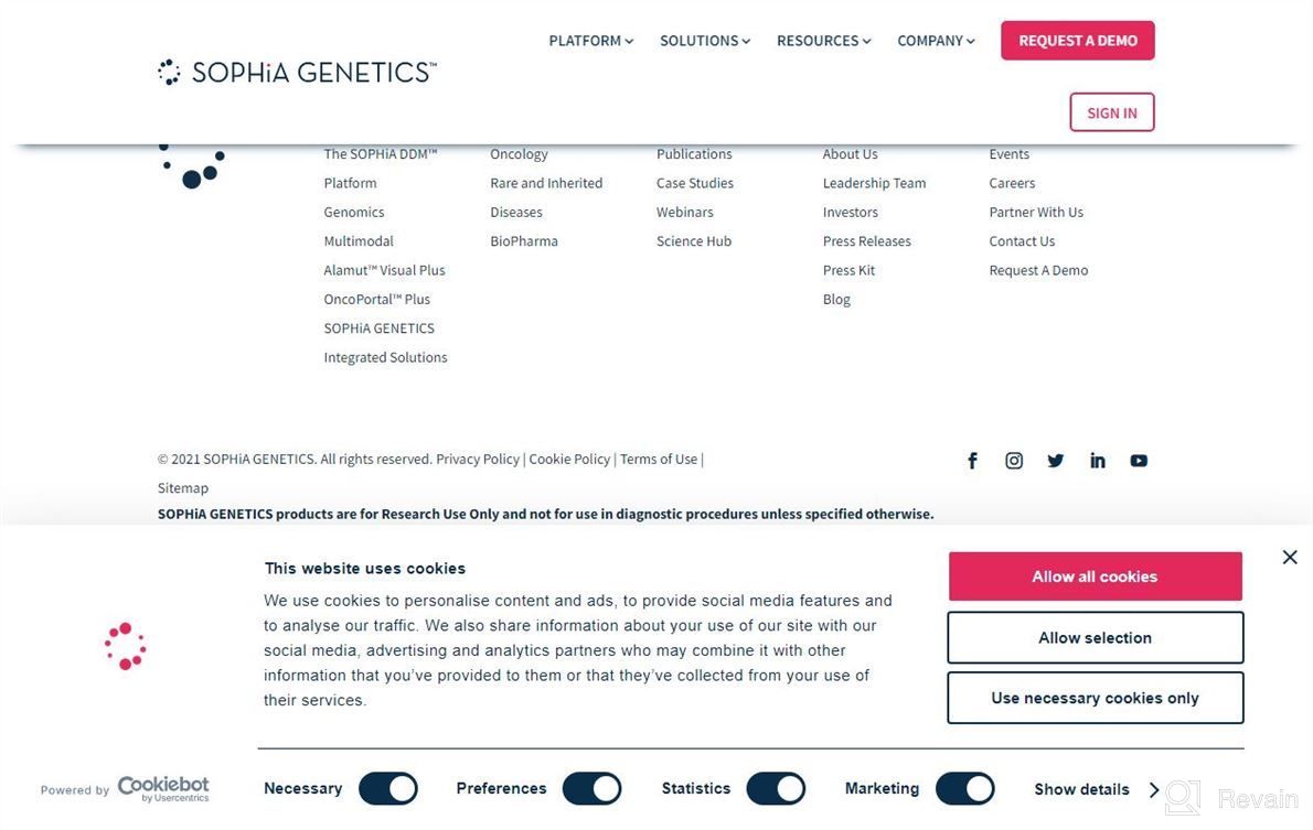 img 1 attached to Sophia Genetics review by William Stewart