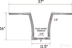 img 3 attached to WeiSen Handlebar Compatible Sportster 1994 2021 Motorcycle & Powersports