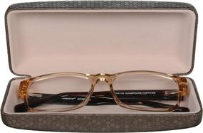 img 1 attached to 👓 Medium Oblong Rectangular Eyeglass Frames for Men - Sunglasses & Eyewear Accessories