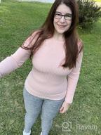 картинка 1 прикреплена к отзыву Женские вязаные футболки с длинным рукавом в рубчик, осенне-зимняя модная одежда с круглым вырезом, приталенные базовые мягкие футболки для женщин от Richard Rob