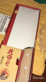 img 7 attached to KOFERY 8-Inch Blade Handmade Forged Stainless Steel Butcher Knife Full Tang Big Meat Cleaver
