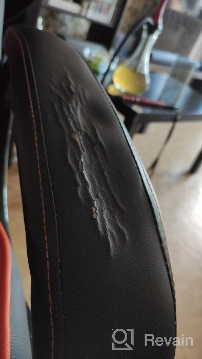 img 1 attached to Gaming chair COUGAR Fusion, upholstery: imitation leather, color: black/orange review by Mateusz Wysokiski ᠌