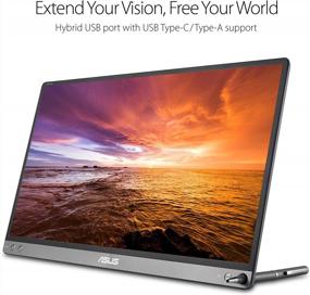 img 2 attached to ASUS ZenScreen 15.6 Inch Monitor - Renewed, Flicker-Free, MB16AC-Cr: High-Performance Portable Display