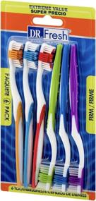 img 2 attached to 🦷 The Ultimate Dr Fresh Pack Firm Toothbrushes: Superior Cleaning and Long-lasting Performance