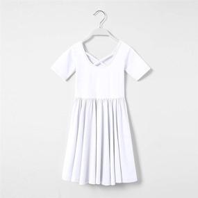 img 1 attached to STELLE Toddler Sleeve Casual Twirly Girls' Clothing : Tops, Tees & Blouses