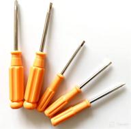 sikami screw triangle head magnetic screwdrivers set - 5 sizes for fixing electronic toys - skziri screws driver tool kit (mini size - skz0026) логотип