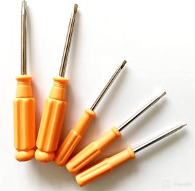 img 4 attached to SIKAMI Screw Triangle Head Magnetic Screwdrivers Set - 5 Sizes for Fixing Electronic Toys - SKZIRI Screws Driver Tool Kit (Mini Size - SKZ0026)