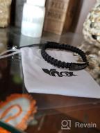 img 1 attached to VNOX Custom Engraving Handmade Braided Rope Adjustable Medical Alert ID Bracelet - Ideal for Adults & Kids, Size 5.9-9 Inches review by Ricky Mills