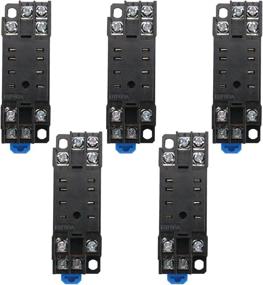 img 4 attached to Pack Of 5 Baomain DYF08A DIN Rail Mount Relay Socket Bases With 8 Terminals For MY2NJ, HH52P, And H3Y Relays - Better SEO