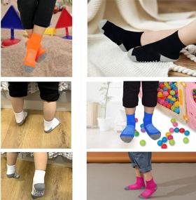 img 1 attached to Active Baby Toddler Socks With Non-Slip Grip Ankle For Safe Playtime - 1-7 Years