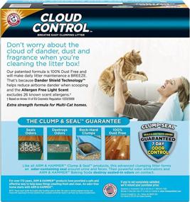 img 3 attached to Arm & Hammer Clump & Seal Cloud Control Multi-Cat Clumping Litter: A Superior Solution for Multiple Cats with Enhanced Odor Protection