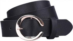 img 4 attached to Western-Inspired Women'S Leather Belt From Earnda