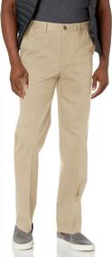 img 3 attached to Получите комфорт и стиль с брюками Savane Men's Stretch Chino - доступны в крупных и высоких размерах!