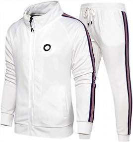 img 4 attached to Get Ready For The Gym With Our Men'S Full-Zip Tracksuit: Warm, Sporty And Stylish!