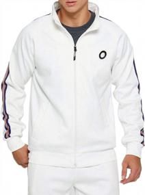 img 3 attached to Get Ready For The Gym With Our Men'S Full-Zip Tracksuit: Warm, Sporty And Stylish!