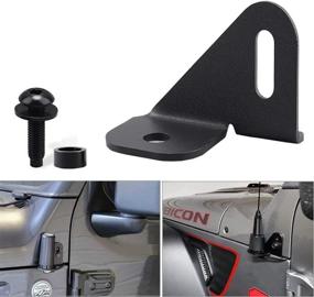 img 4 attached to 🚀 Premium GLOBLED JL Antenna Mount: Reliable CB Antenna Holder for Jeep Wrangler JL JLU & Gladiator JT 2018-2021