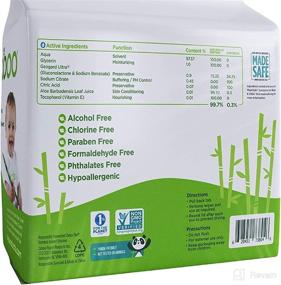 img 2 attached to Caboo Tree Free Bamboo Baby Wipes - Naturally Derived, Sensitive Skin Formula | 8 Travel Packs, 576 Wipes in Total