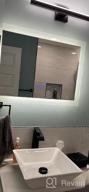 картинка 1 прикреплена к отзыву Stylish And Adjustable LED Bathroom Vanity Lights - Joossnwell'S 15.7" Matte Black Light Bar With Cool White 5500K от Dewey Tory