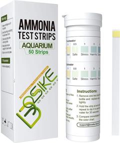 img 4 attached to BOSIKE Aquarium Test Strips: Efficient 50-Strip Fish Tank Test 🐠 Kit for Nitrate, Nitrite, Chlorine, GH & KH, pH, and Ammonia