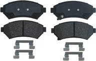 acdelco gold 17d699ch: premium ceramic front disc brake pad set for optimal performance логотип