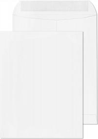 img 4 attached to White 28Lb Heavyweight Paper 10X13 Envelopes - Self Seal Open End, Pack Of 15, Ideal For Home, Office, Business, School, And Legal Document Mailing - EnDoc Brand.