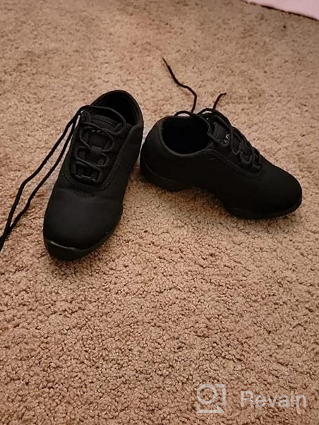 img 1 attached to 💃 Canvas Dance Sneaker for Little Kids/Big Kids by Capezio - DS03 review by Doug Olson